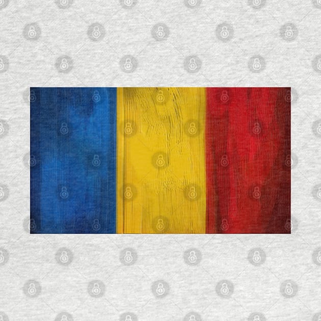 Romania Flag by Dojaja